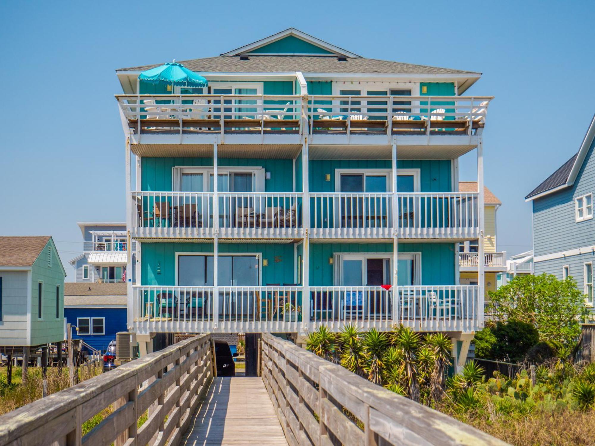 Apartmán The Sandcastle At Tiki Carolina Beach Exteriér fotografie